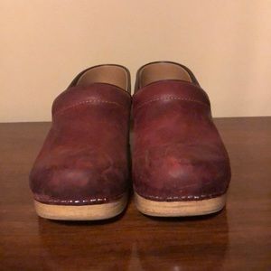 Burgundy Dansko Clogs